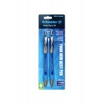 Wholesale Schneider Rave Retractable Ballpoint Pen XB (Extra Bold, Twin Pack, Blue)